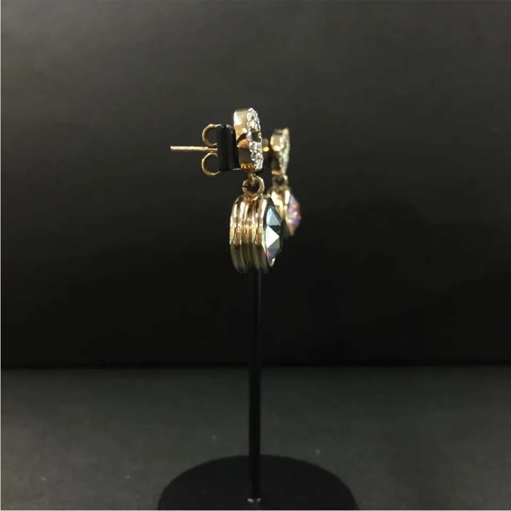 GUCCI Interlocking GG Rhinestone Earrings - Picture 4 of 8